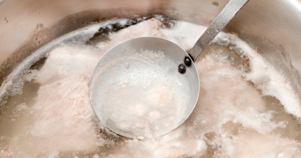 Scum in broth. Leave it or remove it?