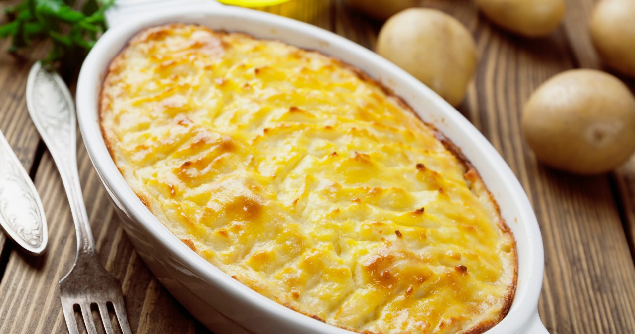 Potato casserole that always succeeds. Thanks to this ingredient, it has more flavor
