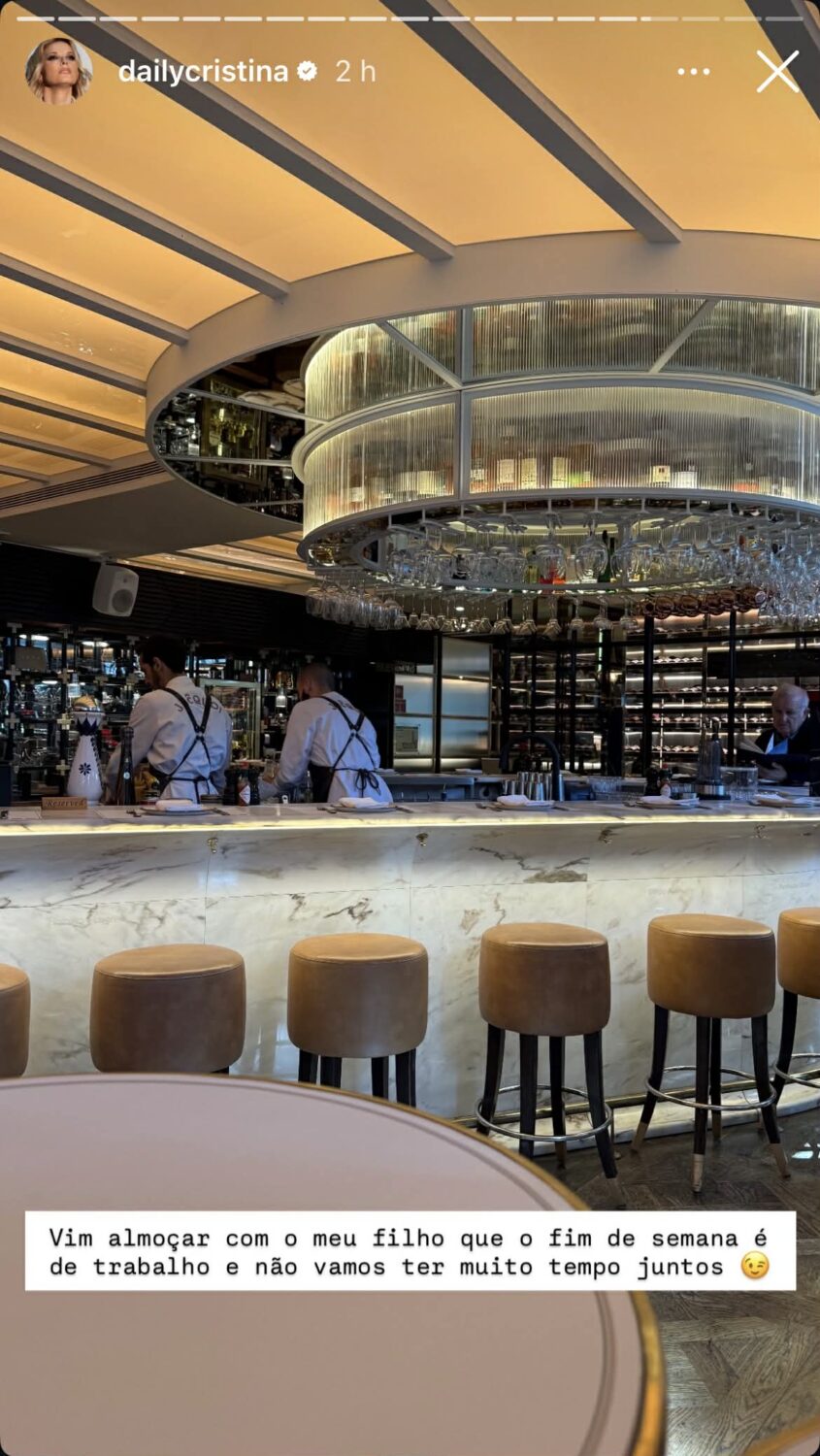 Cristina Ferreira enjoys the morning 'off' with her son: “We won't have much time…”