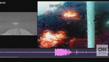 The images of the brutal collision of a Portuguese cargo ship that led to the conviction of a Russian captain