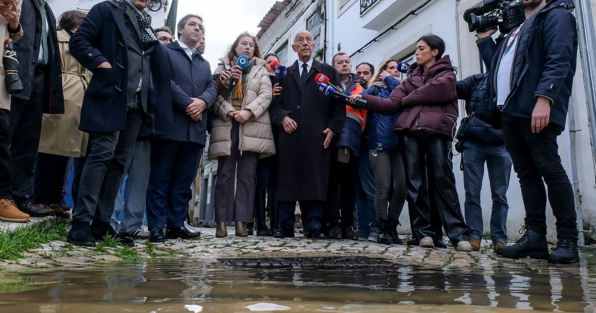 "Everything destroyed": Marcelo went to Alcácer do Sal to listen to the mayor's outbursts