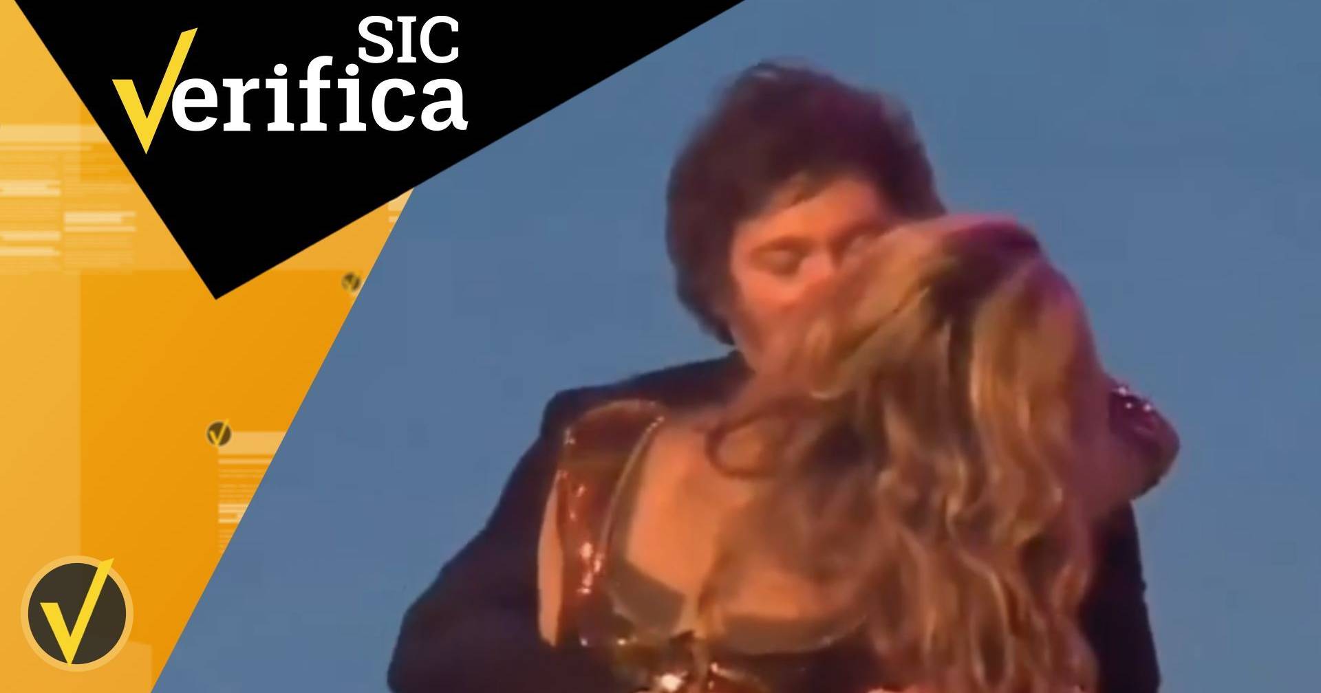 Video shows Javier Milei kissing his 'ex' in January while “Patagonia burns”?
