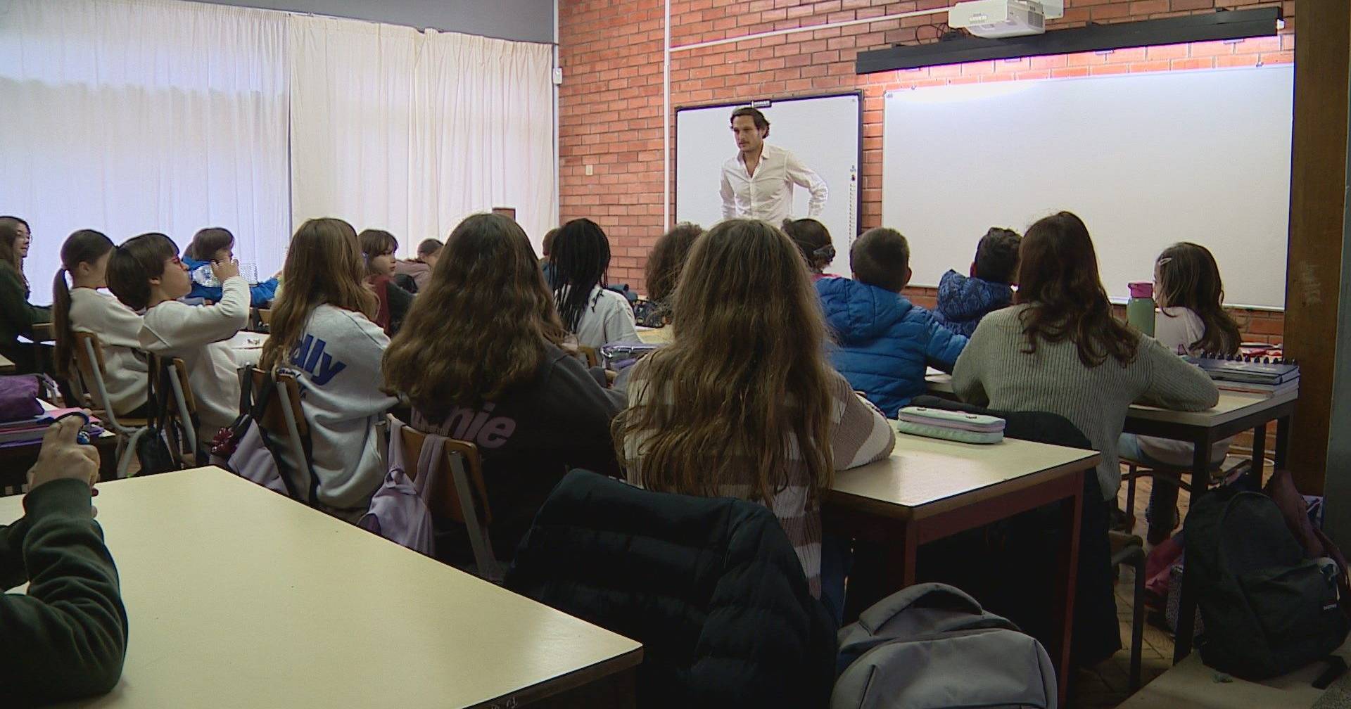 Being a teacher for a day: Francisco Pedro Balsemão challenges 6th grade students to think like entrepreneurs