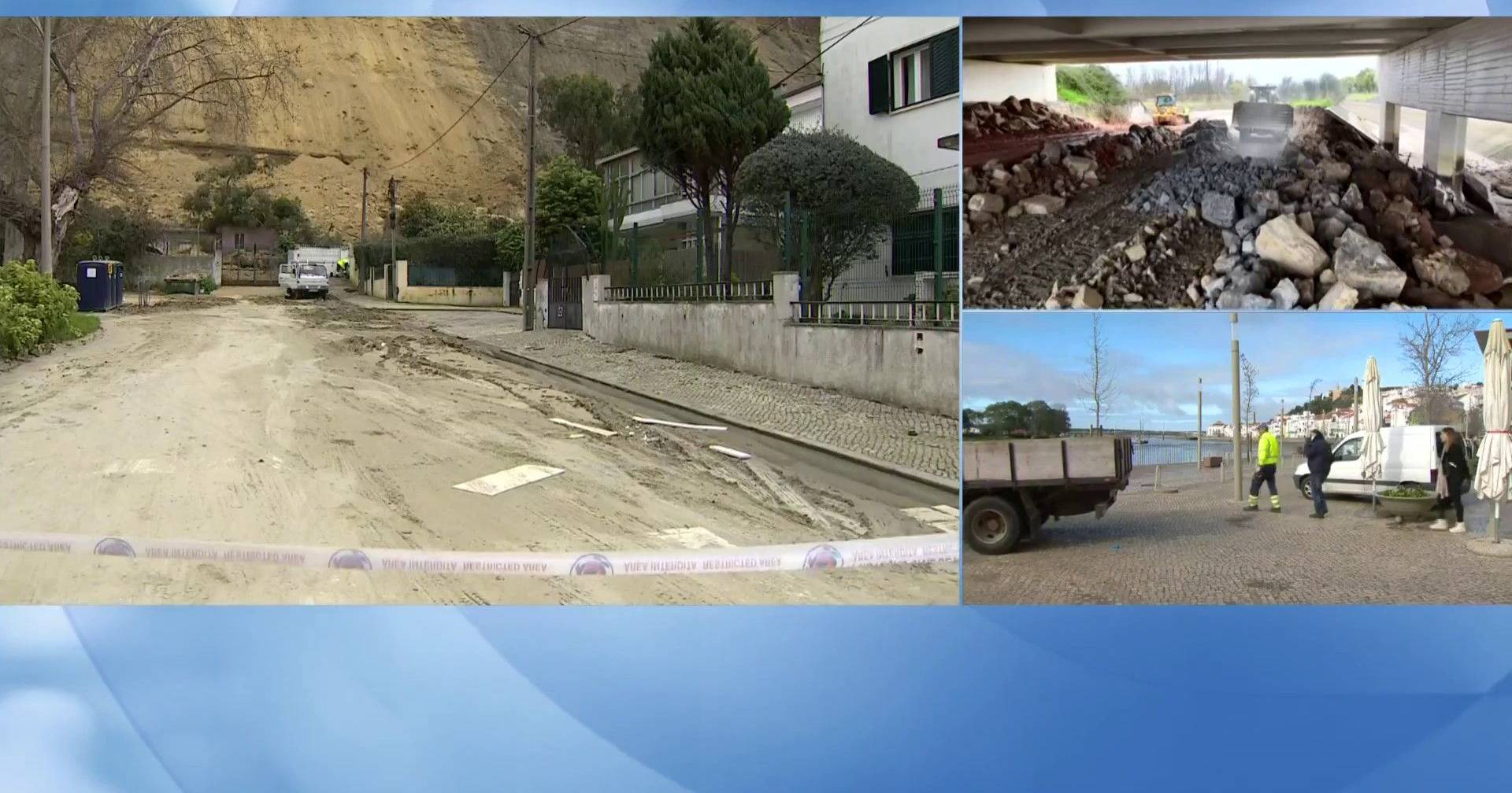Landslide in Almada hits 3 houses and forces 20 people to evacuate