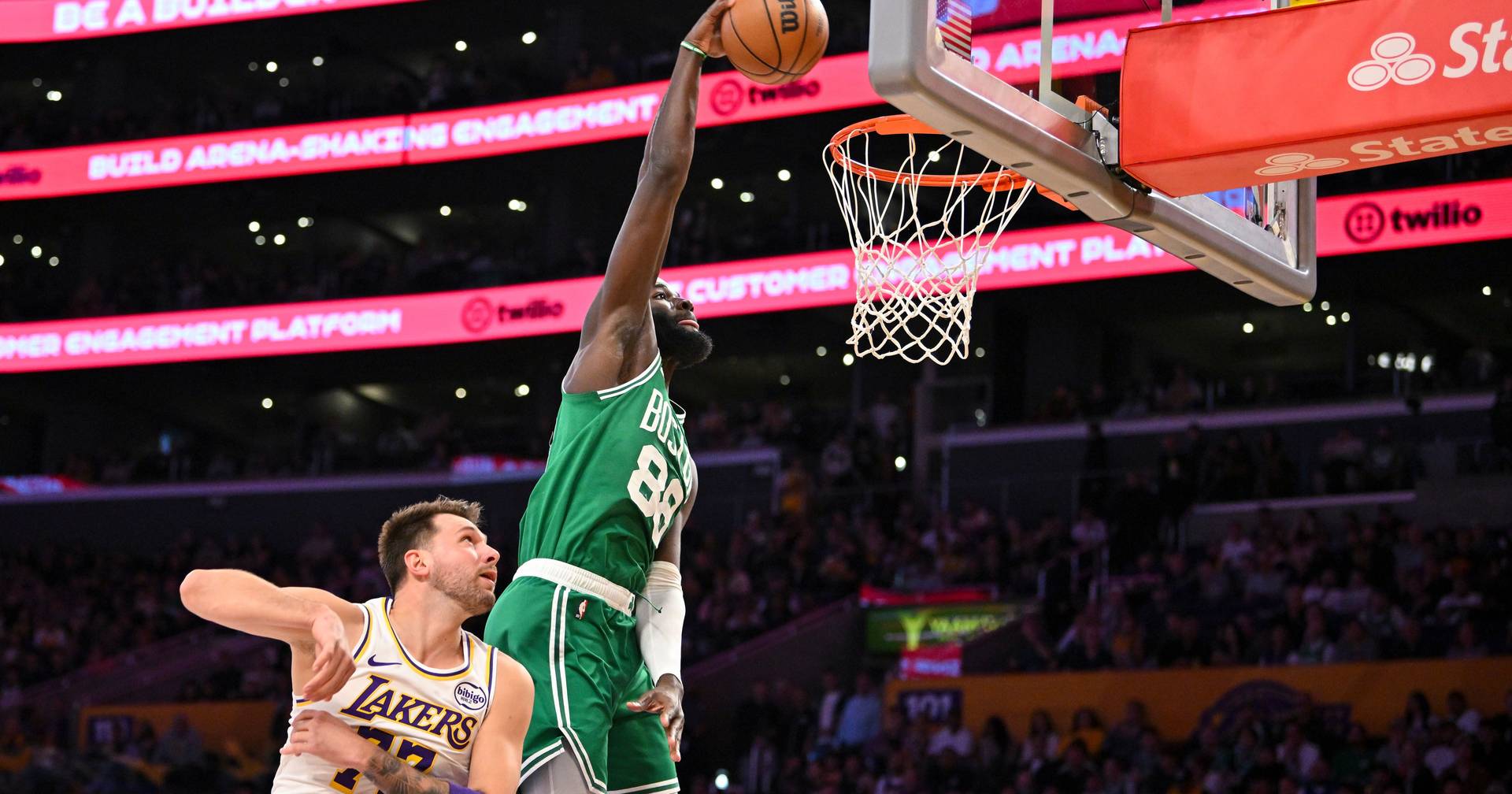 NBA: Nehemiah is featured in the Celtics' triumph against the Lakers