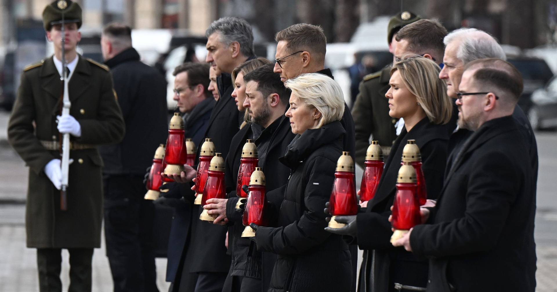 Volodymyr Zelensky marks four years of war with appeal to Donald Trump and pressure on the European Union