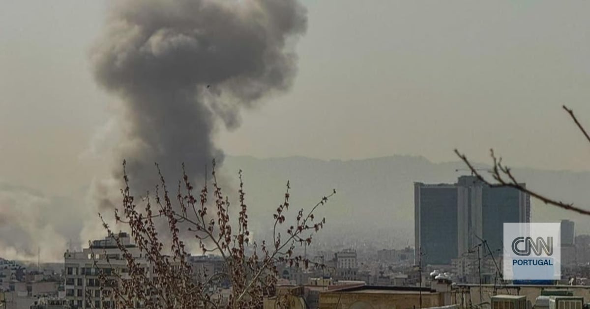 The first images of the explosions in Iran