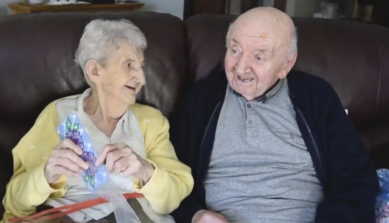 At the age of 98, he went into a home… to take care of his 80-year-old son