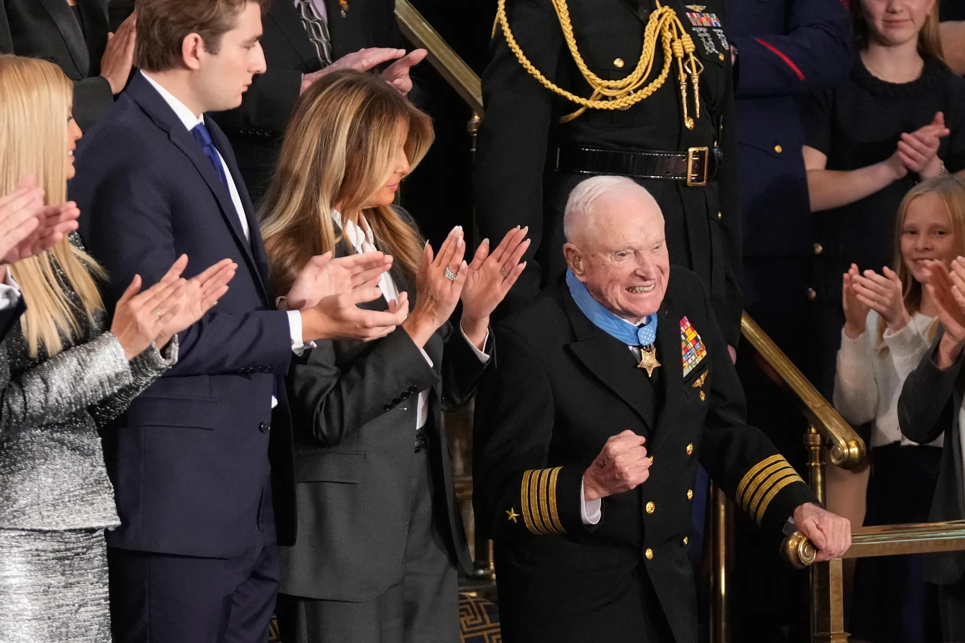 Trump turns State of the Union into a spectacle with medals, heroes and surprises