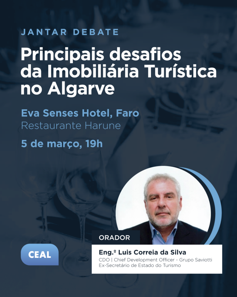 Luís Correia da Silva is a guest speaker in a debate promoted by CEAL in Faro