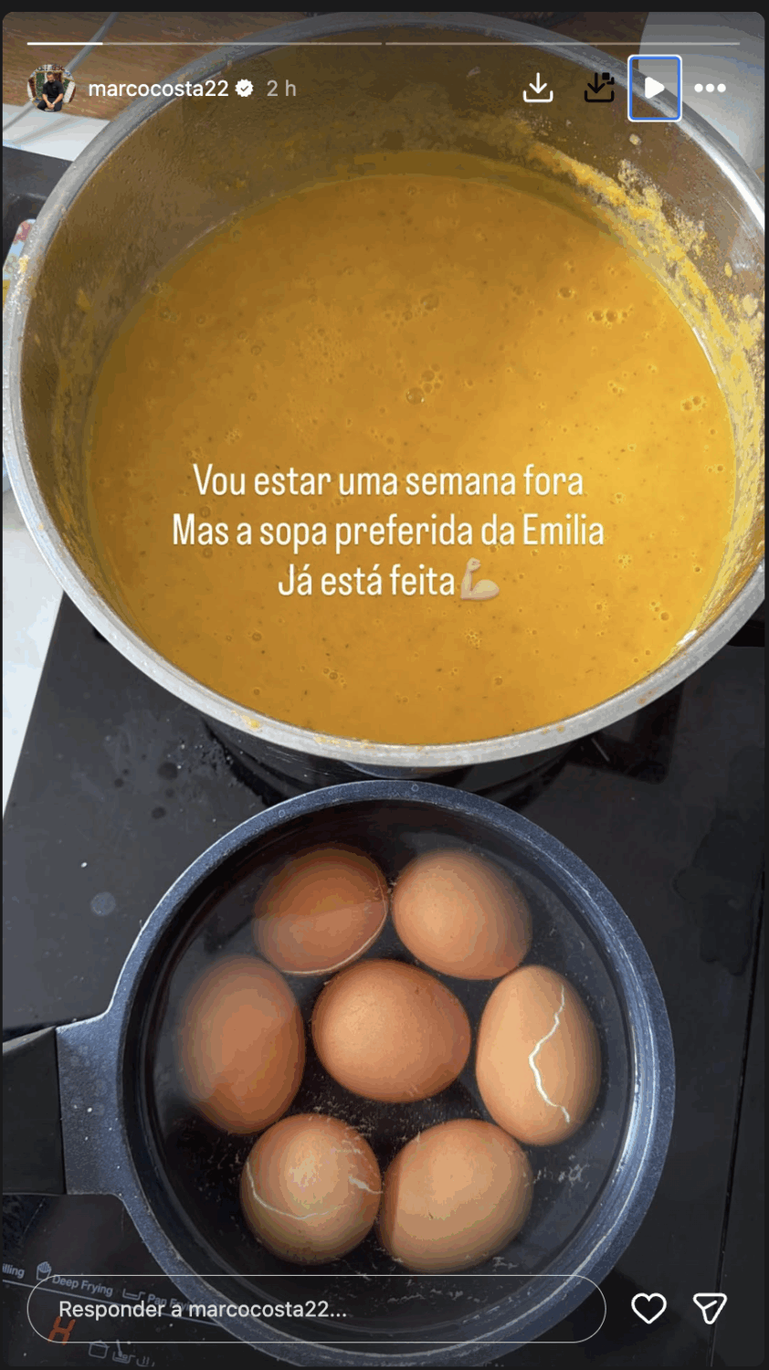 After announcing separation, Marco Costa reveals that he will be “off for a week”