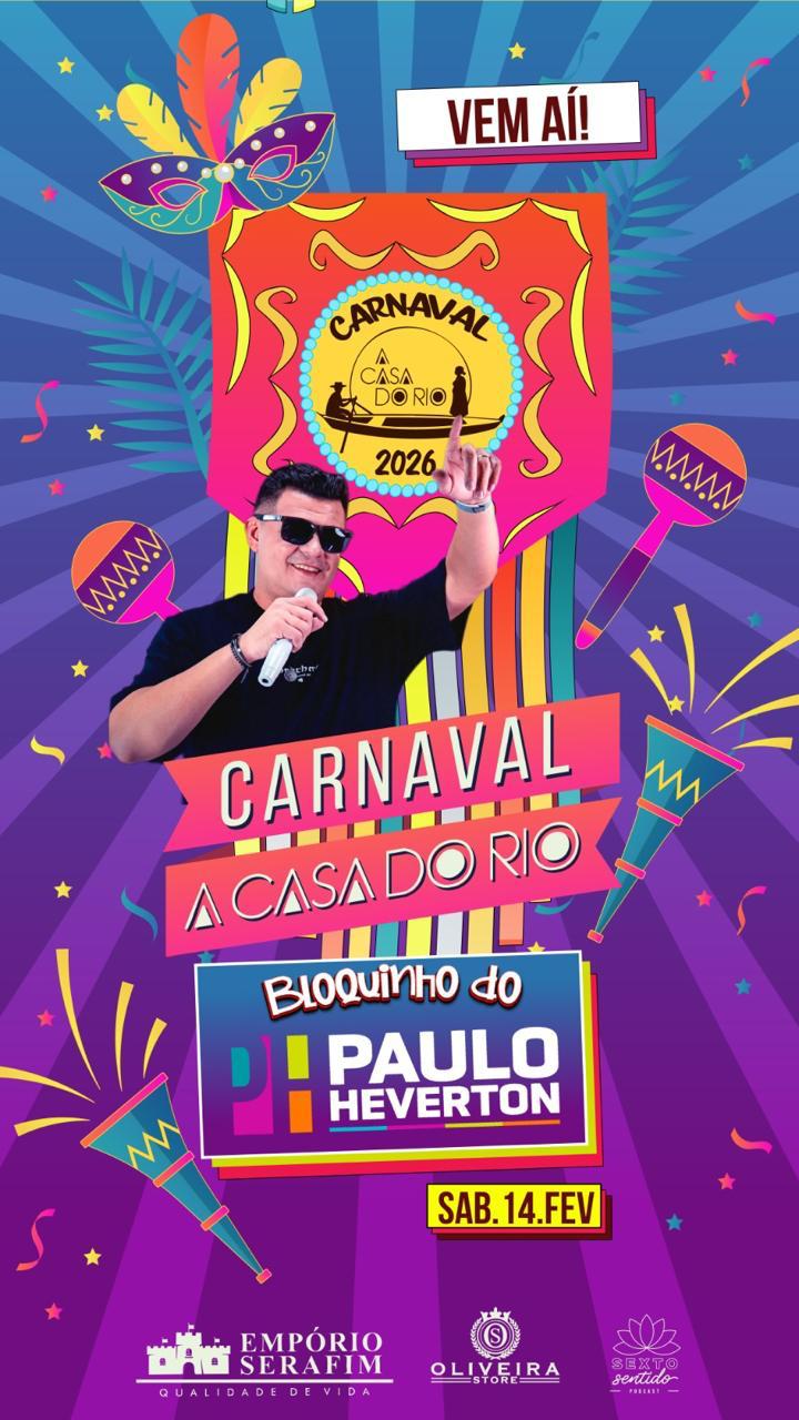 Casa do Rio is going to boil: Carnival promises revelry, blocks and lots of entertainment on the 14th