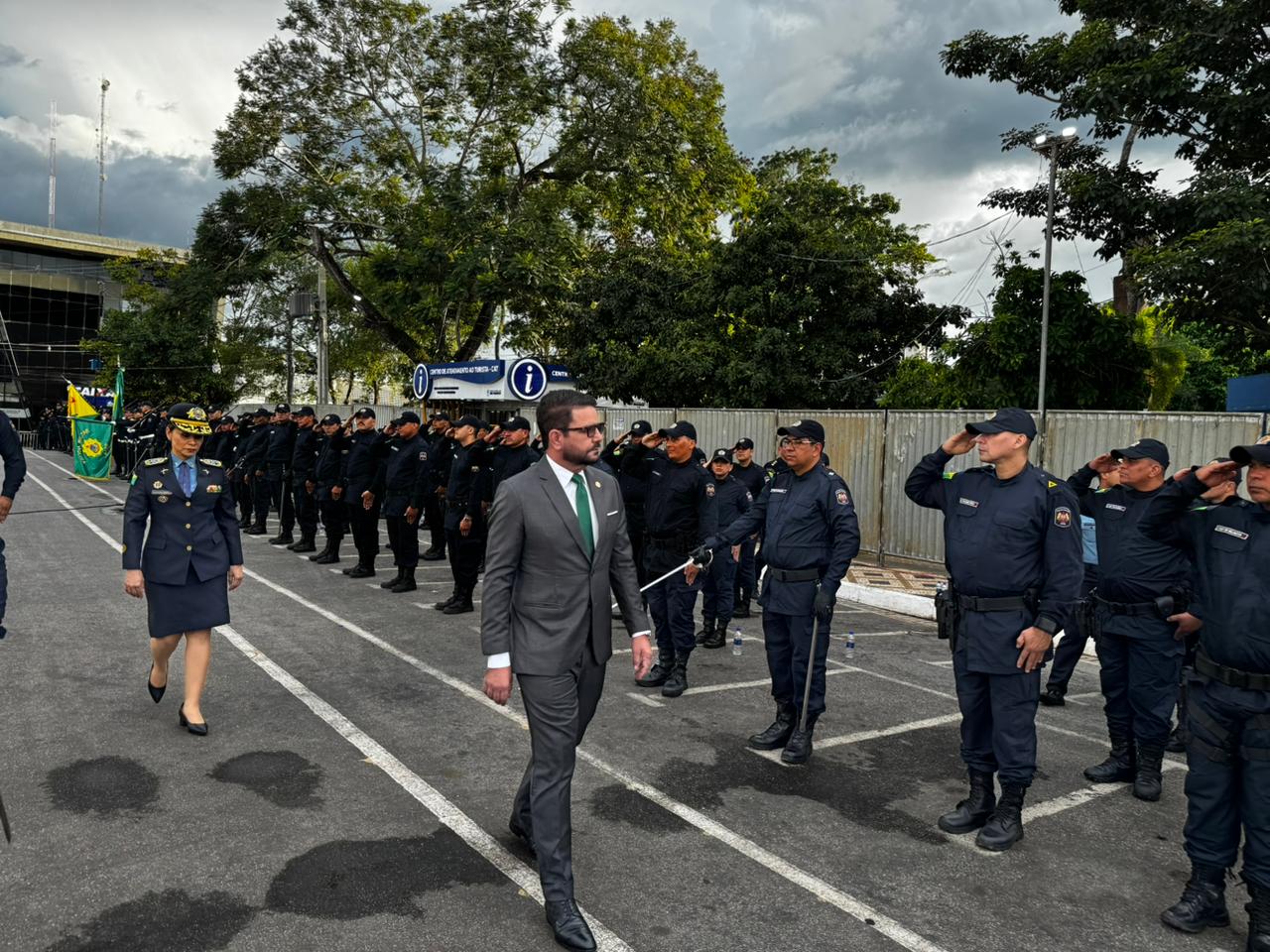 The new officers spent two years training in the state of Minas Gerais
