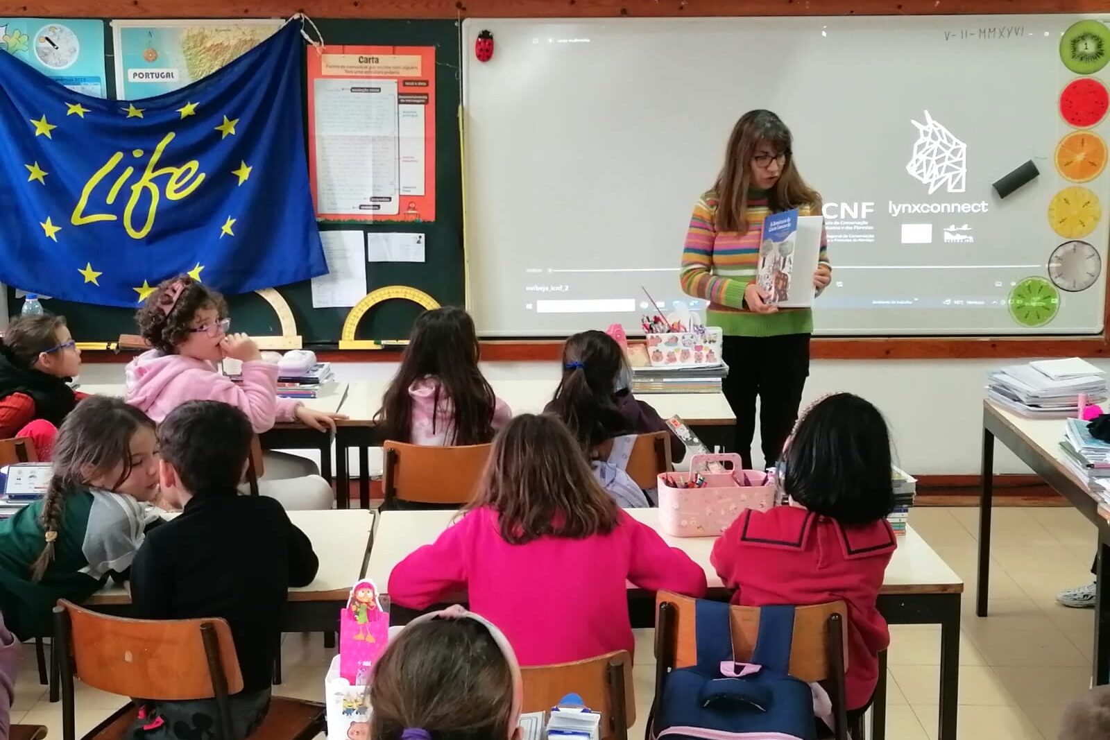 Iberian lynx book raises awareness among students in Alcoutim and Castro Marim