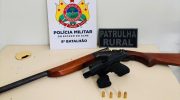 Polícia Militar apreende duas armas de fogo durante ação em Sena Madureira