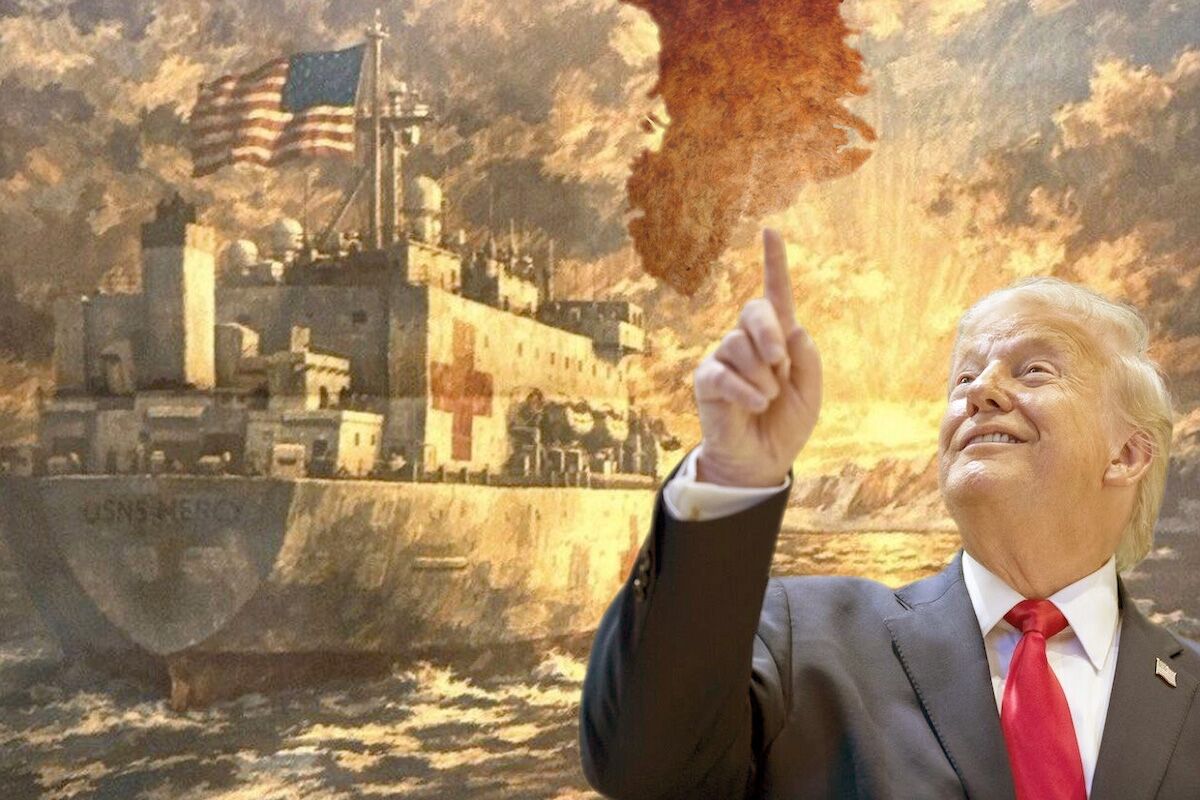 The surreal “sending” of a hospital ship to Greenland is “evidence of Trump’s dementia”