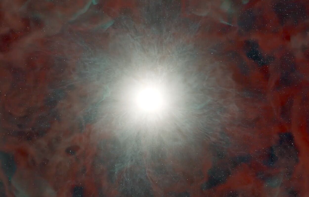 Star caught red-handed disappearing and turning into a black hole