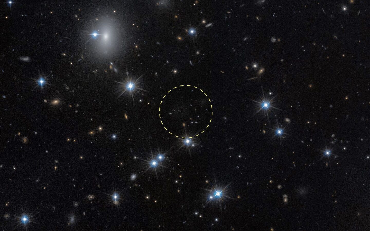 Old Hubble discovered a “dark galaxy”