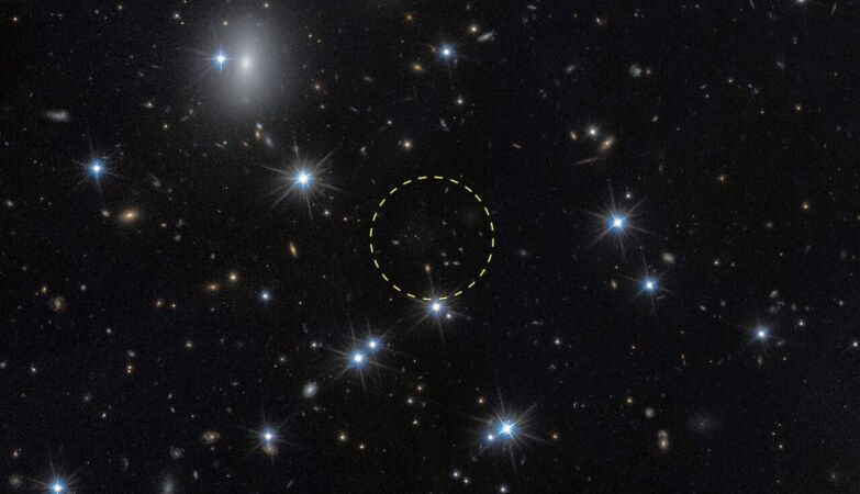Old Hubble discovered a “dark galaxy”