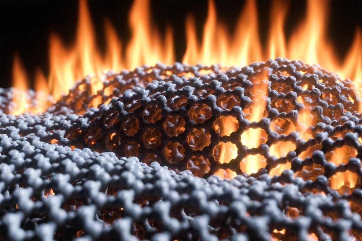 South Korean scientists have created plastic that can withstand 1,000-degree flames