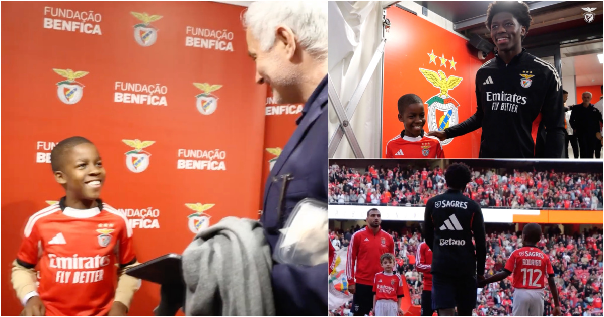 Hero who saved his mother lived an unforgettable day at Estádio da Luz