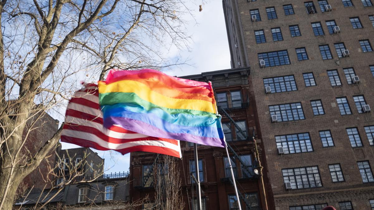 The LGTBIQ+ flag flies again at Stonewall and challenges the Trump Administration