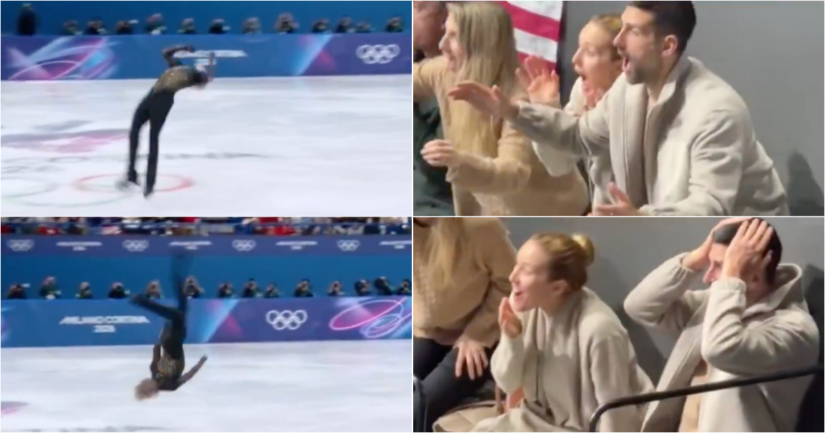 Malinin executes a somersault that has been banned for almost 50 years and even Djokovic puts his hands on his head