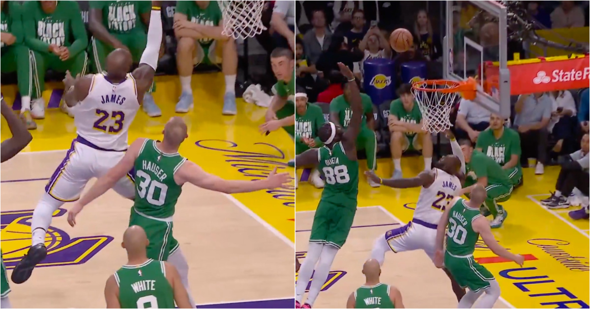 LeBron James “in the clue”: Neemias Queta steals the show with an incredible tackle in the NBA