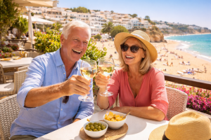 Reformados a brindar. Crédito: Foto AI