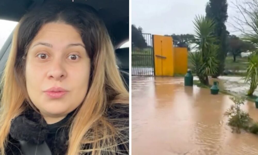 Sandrina Pratas shows floods near her house: “My God, please…”