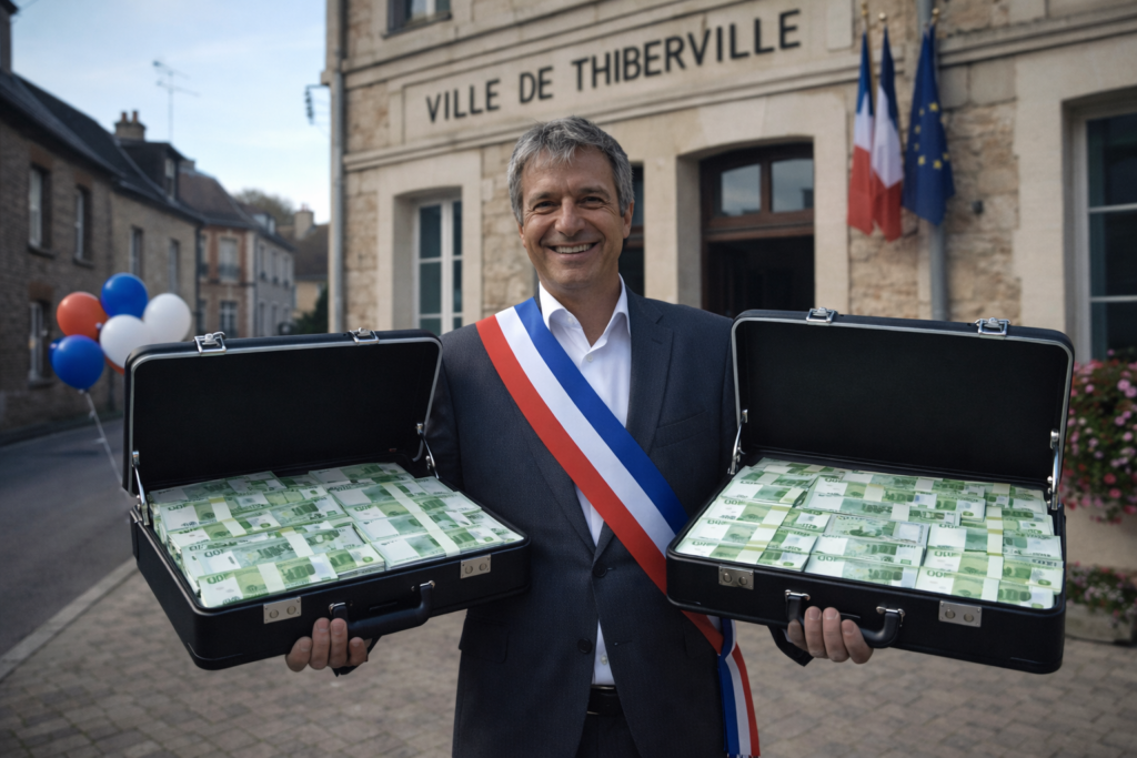 Homem com fortuna nas mãos. Crédito: Foto AI