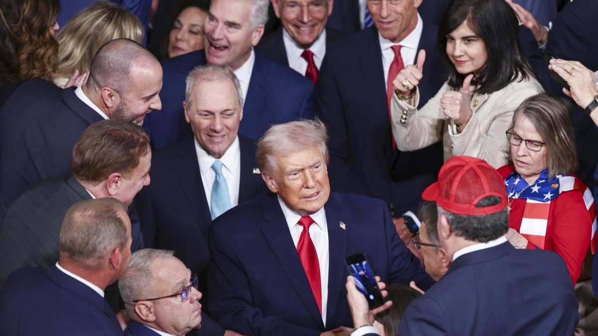 Trump gives first State of the Union address: boasts zero border crossings, drop in fentanyl trafficking and low inflation