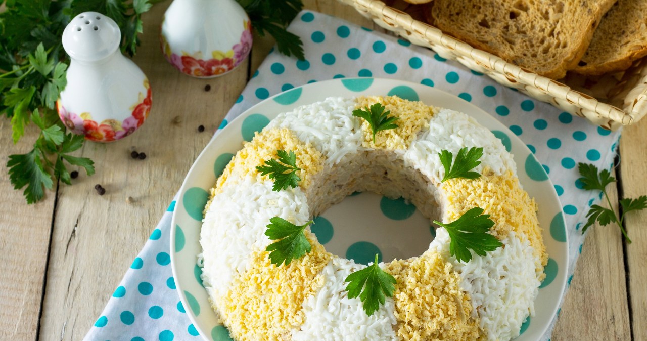 A signature salad for Easter. All the aunts will ask for the recipe