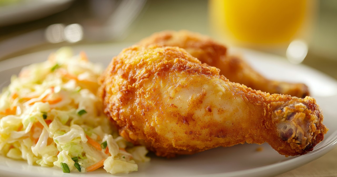 Crispy chicken drumsticks. Golden breading is the secret of good taste
