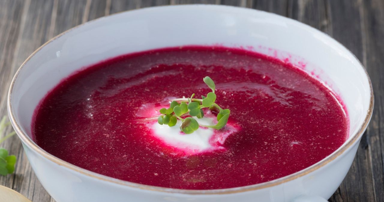 A quick soup to make that will help cleanse your body. The vegetable and fruit combination is her secret