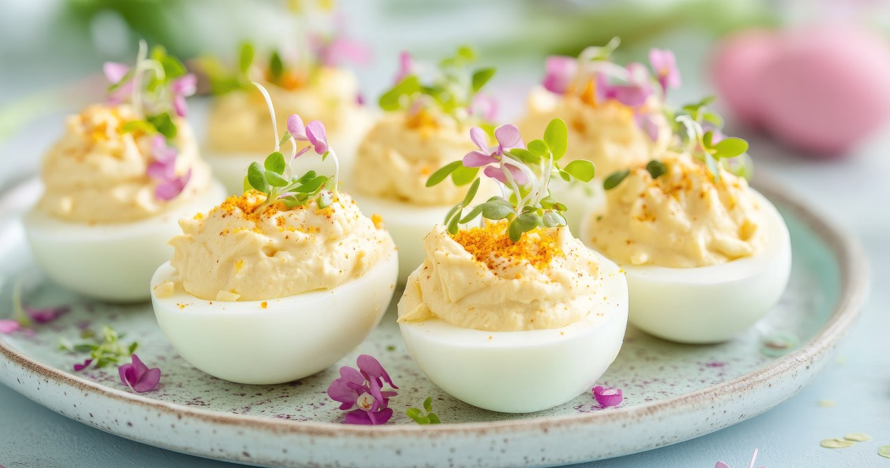 The best addition to stuffed eggs. They will be a hit at Easter