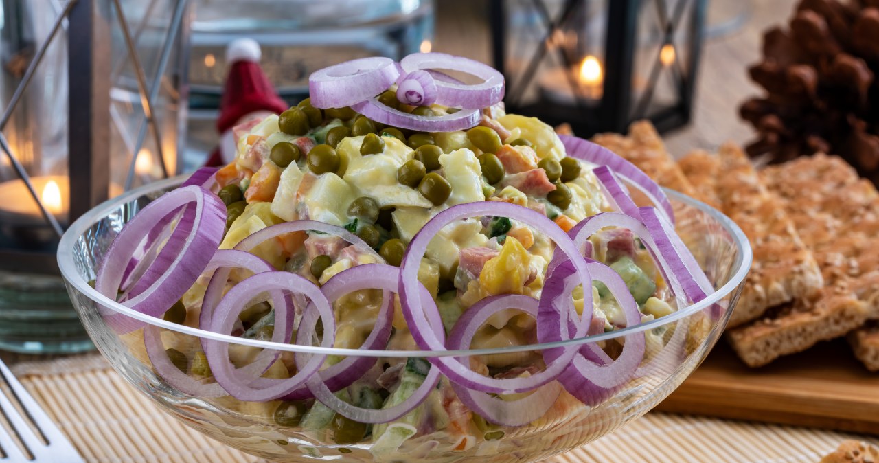 A signature Easter salad. It looks amazing, tastes even better