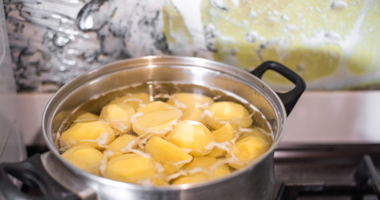 Add to boiling potatoes instead of salt. The taste will surprise all household members