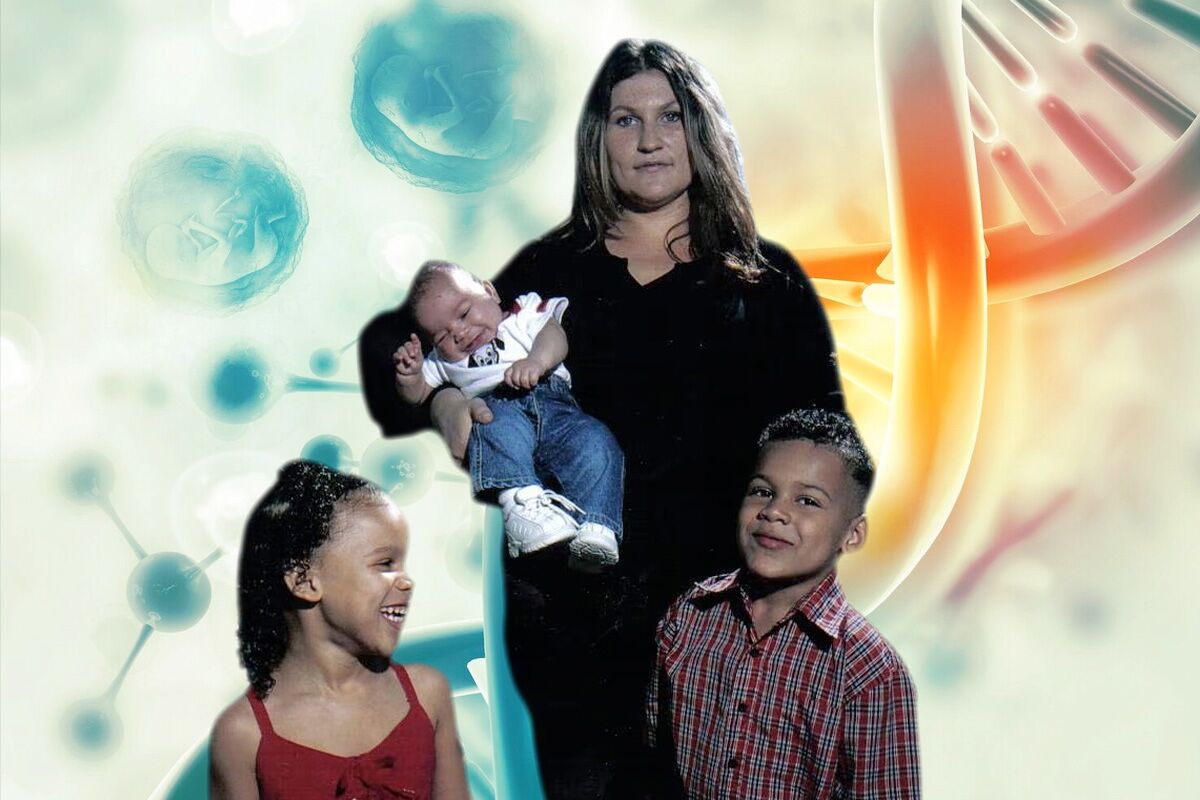 What happens when DNA reveals that a woman is not the mother of the child she gave birth to?