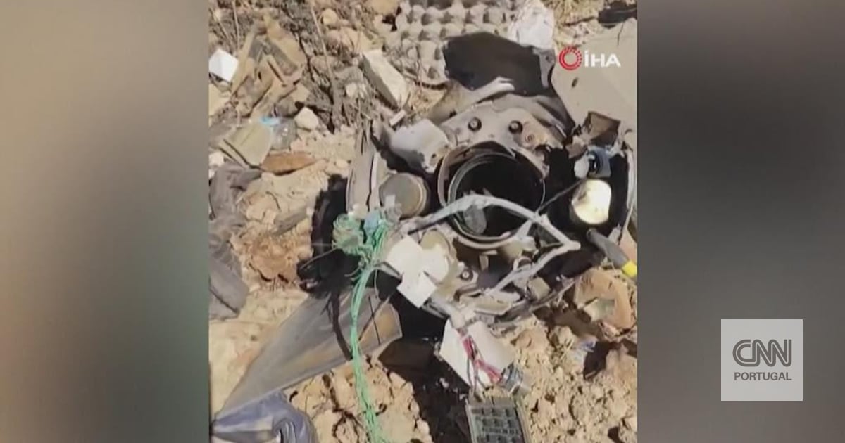 Images of the debris that fell on NATO territory after a new missile fire from Iran
