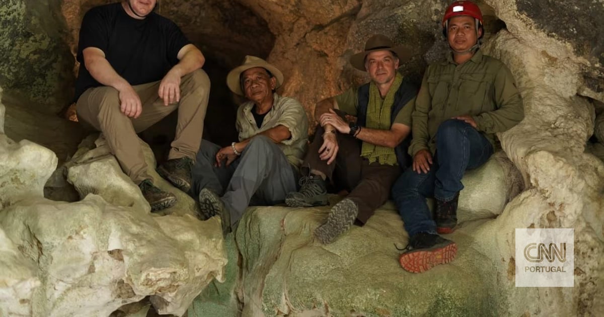 Outline of a hand at least 67,800 years old discovered in Indonesia