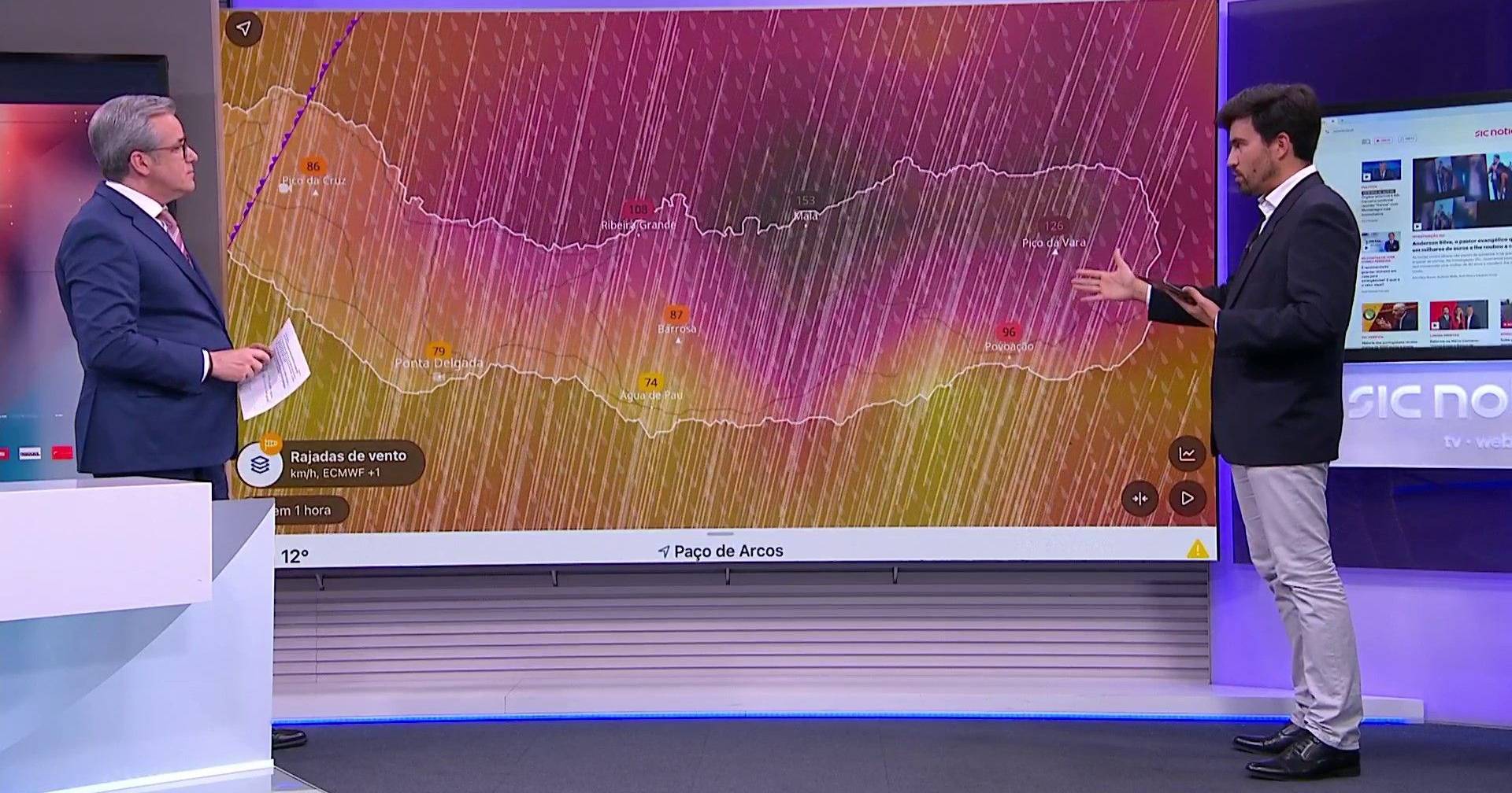 "Hurricane winds": gusts can reach 150 km/h in the Azores