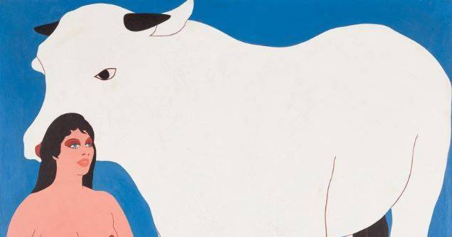 The rare combination of four panels by Almada Negreiros