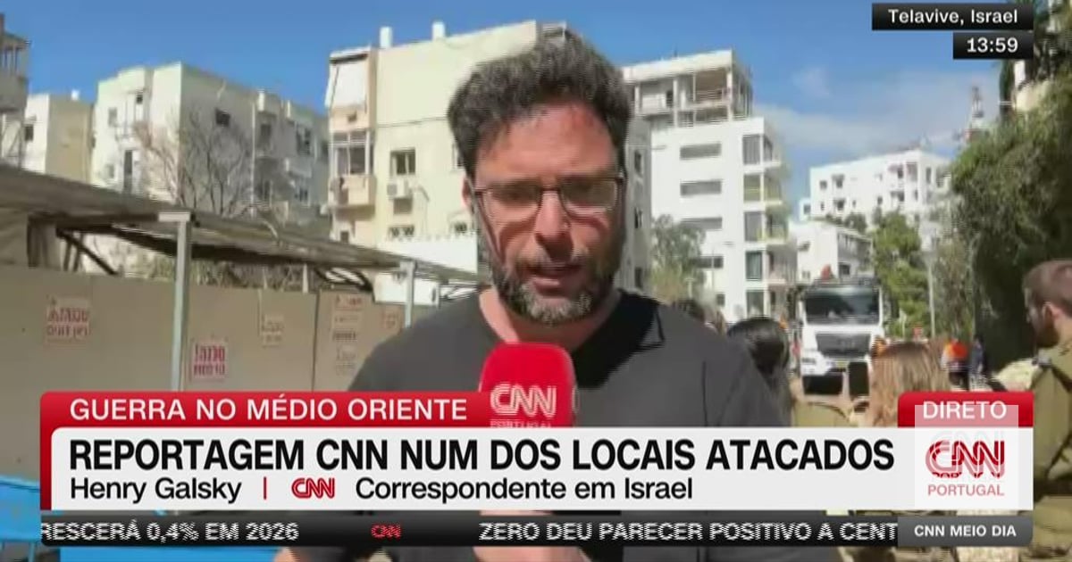 "This is the result of the explosion of a ballistic missile with 100 kg of explosives": CNN Portugal on site