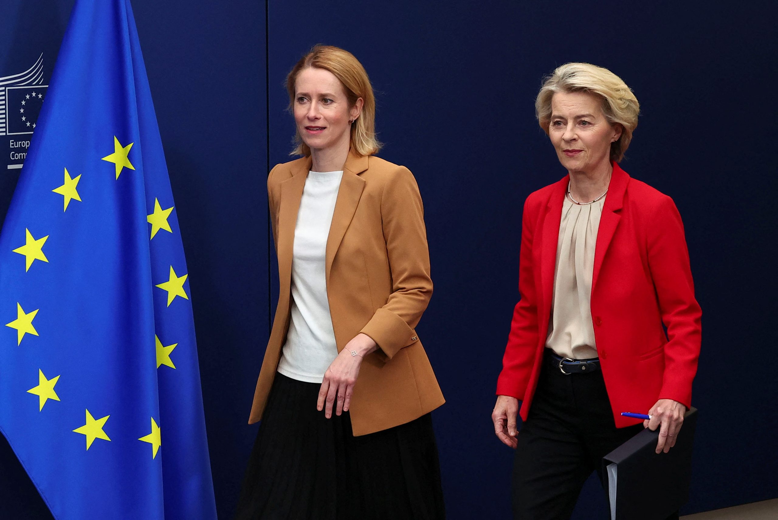 Ursula von der Leyen and Kaya Kalas in "civil war" against the background of the war in Iran