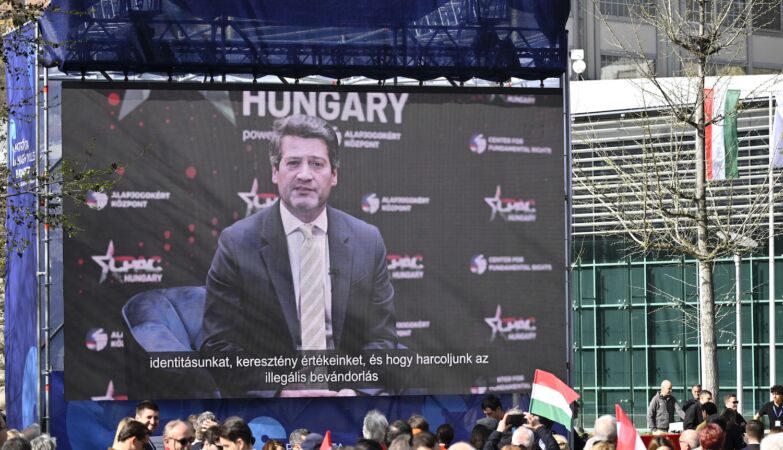 Against the “left-wing elite”, Ventura spoke at a European event transformed into a campaign for Orbán