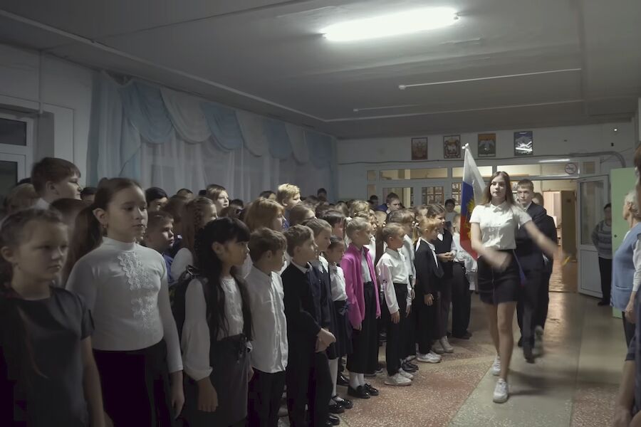 Grenades, guns, Wagner. Teacher filmed propaganda machine in Russian schools