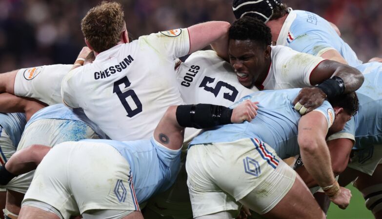At 28 minutes, advertising in a France-England. Angry (and unaccustomed) viewers