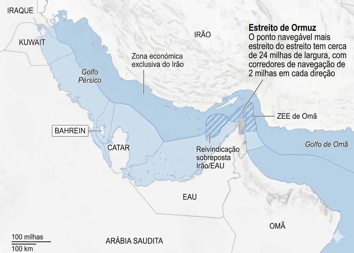Mines, missiles and kilometers of coastline: this is what gives Iran the advantage in the Strait of Hormuz