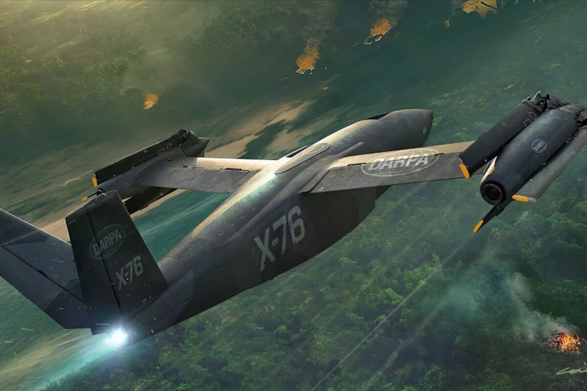 DARPA's X-76: the helicopter that flies like a jet